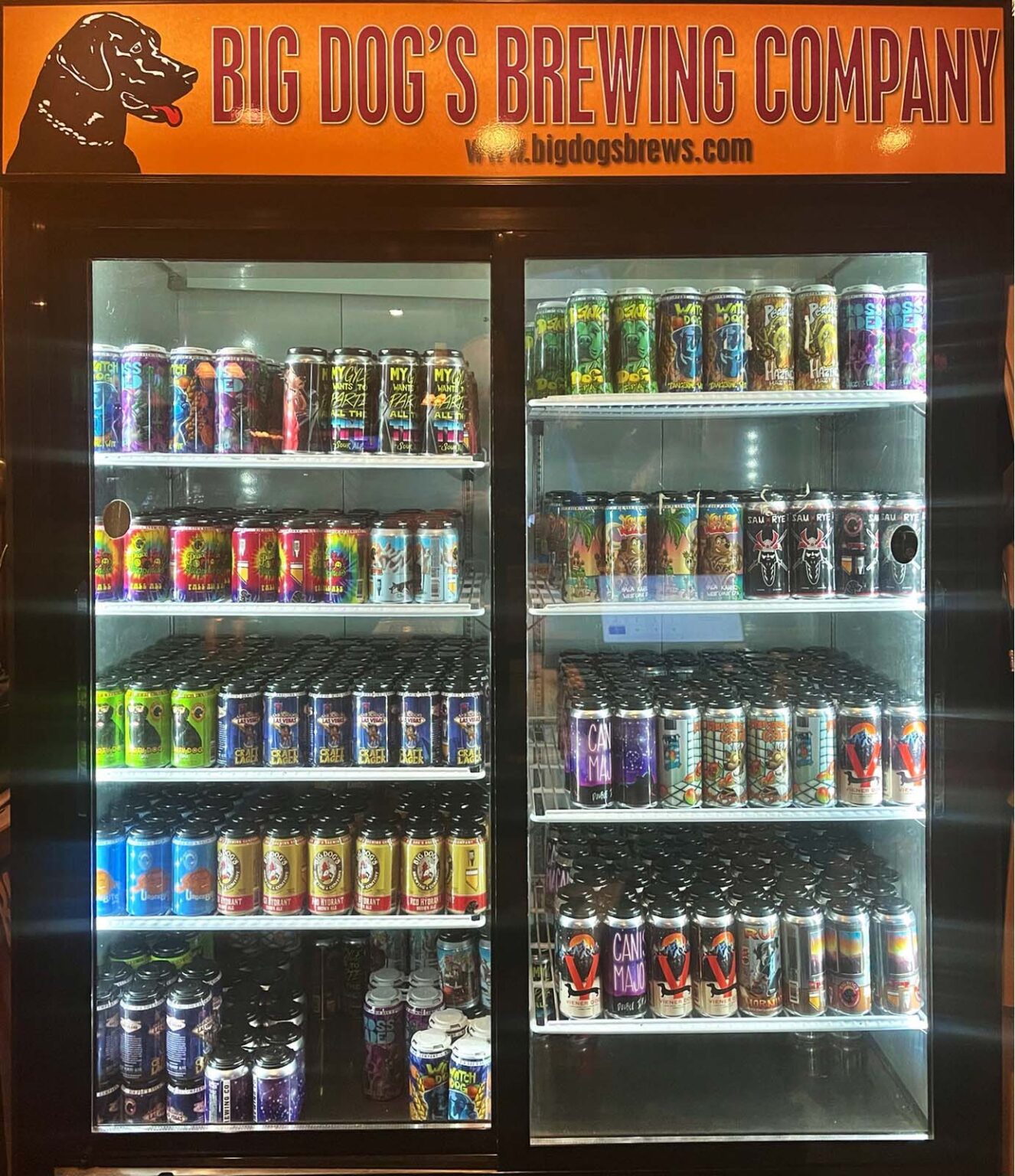 Growlers Kegs and Cases Big Dog's Brewing Company