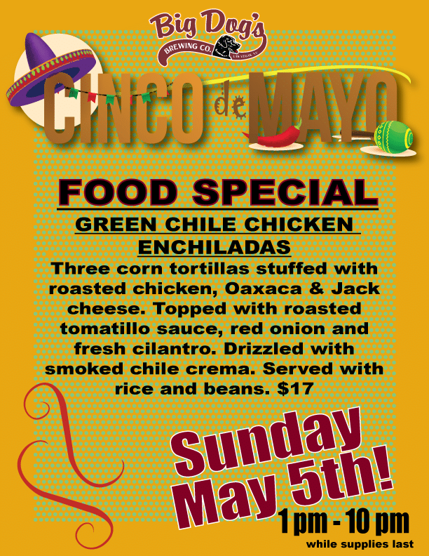 Cinco De Mayo Food Special!