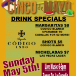 Cinco De Mayo Drink Specials!